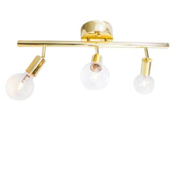 By Rydens Deckenleuchte Row 3-fl  Messing poliert 4200160-6509