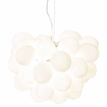 By Rydens Pendelleuchte Gross 8-flam 50 cm Weiß matt 4200440-5002