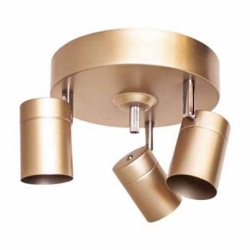 By Rydens Deckenleuchte Correct 3-flam Gold matt 4200710-6501