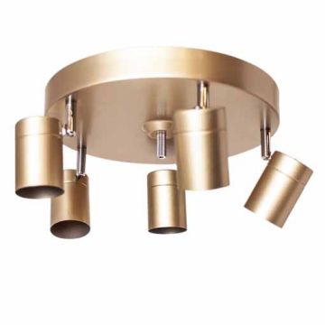 By Rydens Deckenleuchte Correct 5-flam Gold matt 4200730-6501