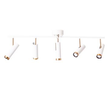 By Rydens Deckenleuchte Puls Bar Spotlight 5-flam Weiß matt 4201610-5002