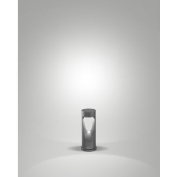 LED-Pollerleuchte TEO SHINY BLACK