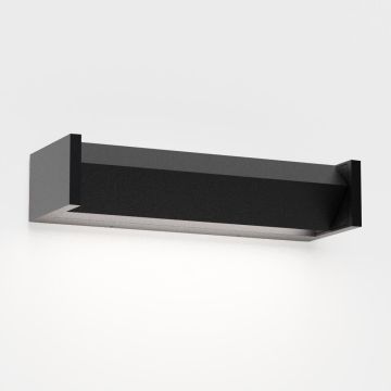 IP44.de LED-Wand-/Deckenaußenleuchte SLAT 8W schwarz 91131-BL