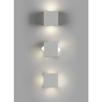 Cattaneo LED-Wandleuchte QUADRETTO 761/10 A