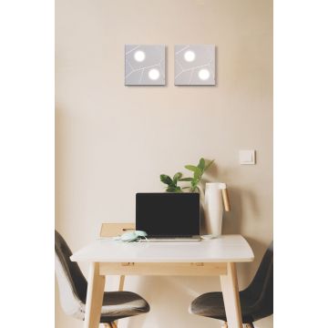 Cattaneo LED-Wand-/Deckenleuchte Street System Ceiling-Wall 30x30 cm 873/30 PA