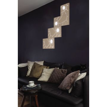 Cattaneo LED-Wand-/Deckenleuchte Street System Ceiling-Wall 20x20 cm 873/20