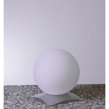 Epstein Design Außenleuchte Snowball 30 Edelstahlfuß 73500 Snowball 30 Edelstahlfuss