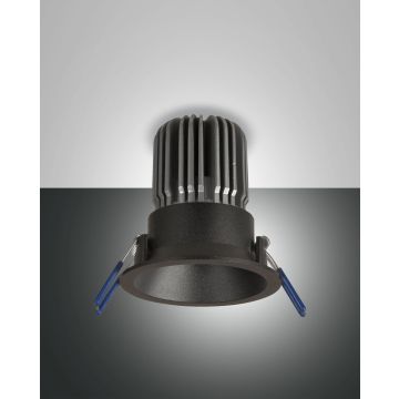 Fabas Luce LED-Spot CRIO ROUND Schwarz 3000 Kelvin (warmweiß) 3660-92-101