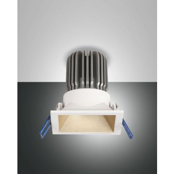 Fabas Luce LED-Spot CRIO SQUARE Gold matt 3000 Kelvin (warmweiß) 3661-92-225