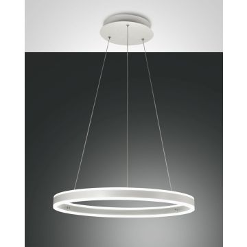Fabas Luce LED-Pendelleuchte PALAU Weiß 60 cm 3743-40-102