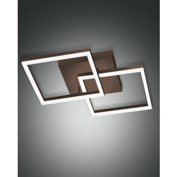 LED-Wandleuchte Bard Rostbraun