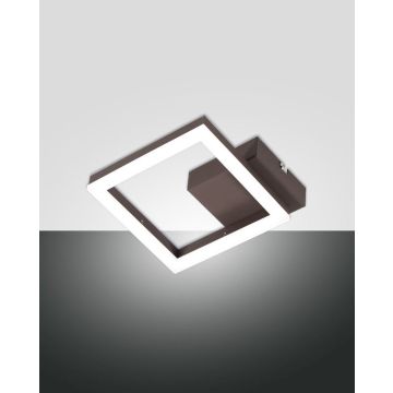 LED-Wandleuchte Bard Rostbraun