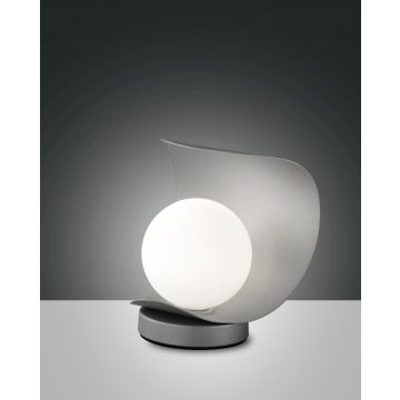 Fabas Luce LED-Tischleuchte ADRIA silber 3414-30-137