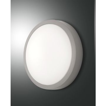 Fabas Luce LED-Deckenleuchte AXEL 30cm grau 3524-65-131