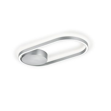 GKS Knapstein LED-Deckenleuchte RIKE Nickel matt 91.373.05