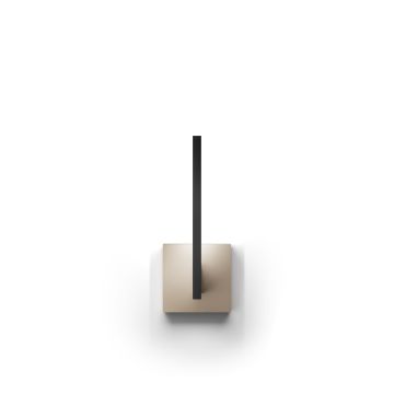 Light-Point LED-Wandleuchte INLAY W1 LINEAR Schwarz/Satin Gold 900030 Porsche Design