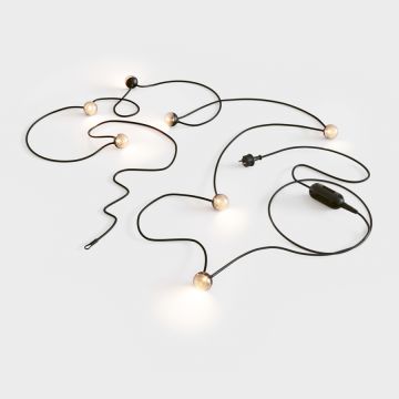 IP44.de Leuchten LED-Akku-Lichterkette CHERRY BUBBLS (7 Leuchtkörper) mit Powerbank 93850
