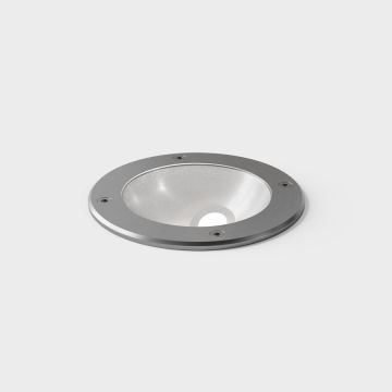 IP44.de Leuchten LED-Bodeneinbauspot IN asymmetric Edelstahl 2700K 91081-27