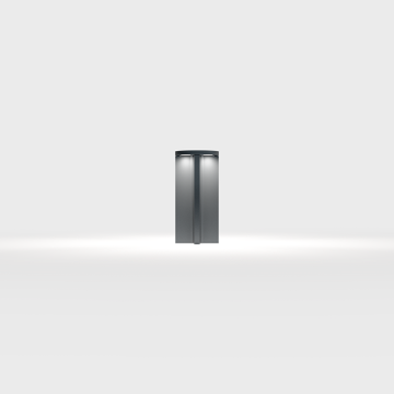 IP44.de Leuchten LED-Pollerleuchte MIR R 30cm anthrazit (rund) 2700K 91005-27-AN
