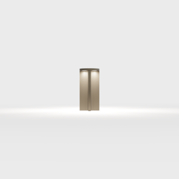 IP44.de Leuchten LED-Pollerleuchte MIR R 30cm braun (rund) 2700K 91005-27-CB