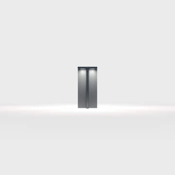 IP44.de Leuchten LED-Pollerleuchte MIR X 30cm anthrazit (eckig) 2700K 91001-27-AN