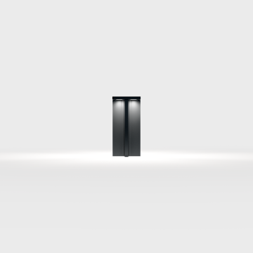 IP44.de Pollerleuchte MIR X 30cm schwarz 91001-27-BL 1