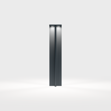 IP44.de Leuchten LED-Pollerleuchte MIR X 70cm anthrazit (eckig) 2700K 91002-27-AN
