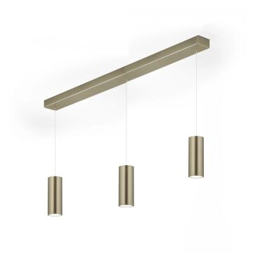 Knapstein 3er-LED-Pendelleuchte HELLI Bronze 51.511.34