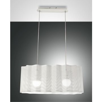 Fabas Luce Pendelleuchte GLICINE Weiß 3581-45-102