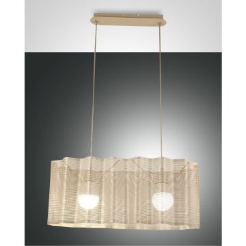 Fabas Luce Pendelleuchte GLICINE Gold matt 3581-45-225