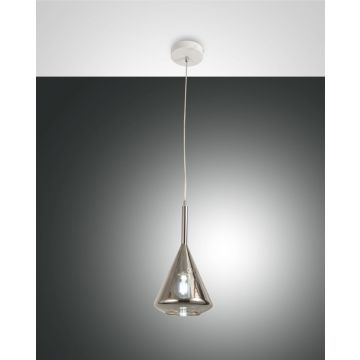 Fabas Luce Pendelleuchte TRIS Transparent Grau 3582-40-126