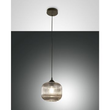 Fabas Luce Pendelleuchte DOCK Transparent Grau 3584-40-126