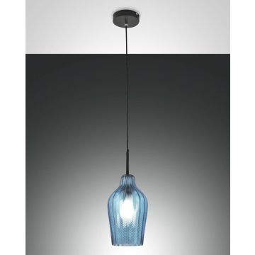 Fabas Luce Pendelleuchte STINTINO Azurblau 3724-40-244