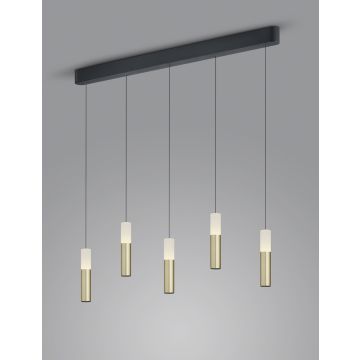 LED-Pendelleuchte LIDOS Schwarz / Gold