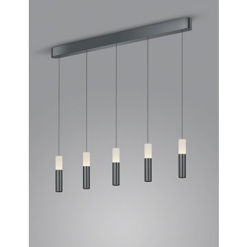 LED-Pendelleuchte LIDOS Schwarzchrom