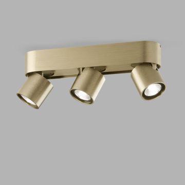 Light-Point 3er-LED-Deckenspot AURA Messing 270999