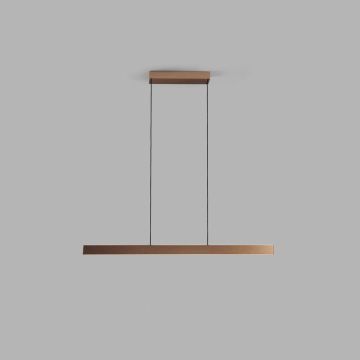 Light-Point LED-Pendelleuchte EDGE LINEAR 100cm rosegold 270554 270552