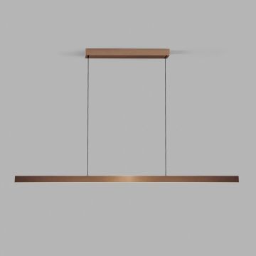 Light-Point LED-Pendelleuchte EDGE LINEAR 200cm rosegold 270565