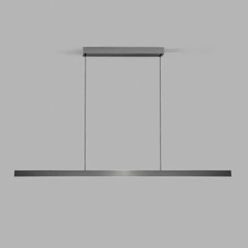 Light-Point LED-Pendelleuchte EDGE LINEAR 200cm titan 270564