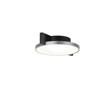 Light-Point LED-Wand-/Deckenleuchte INLAY C1 DISC Schwarz/Satin Silber 900001 Porsche Design