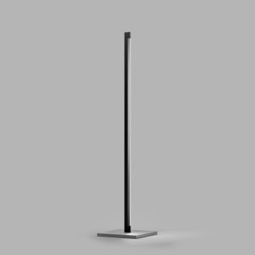 Light-Point LED-Stehleuchte INLAY F1 LINEAR Schwarz/Satin Silber 900071 Porsche Design