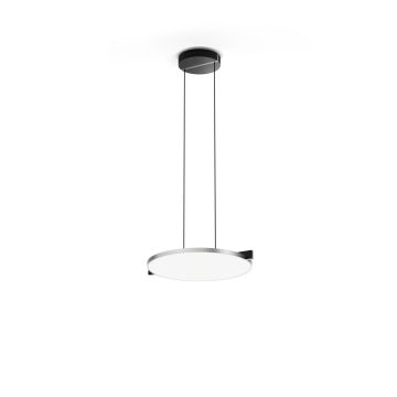 Light-Point LED-Pendelleuchte INLAY S3 Ø438 DISC Schwarz/Satin Silber 900027 Porsche Design