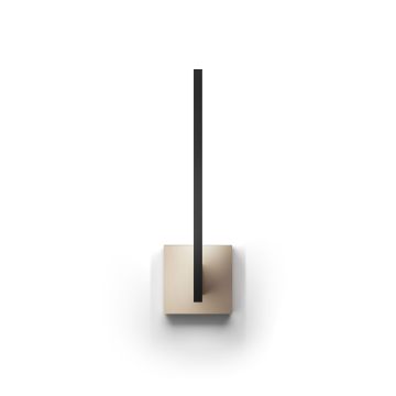 Light-Point LED-Wandleuchte INLAY W2 LINEAR Schwarz/Satin Gold 900040 Porsche Design