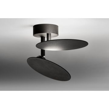Lupia 2er-LED-Deckenleuchte PLATE schwarz 3126-2-55