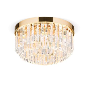 orion- LED-Deckenleuchte PRISM 35cm gold DL 7-666/35 gold 