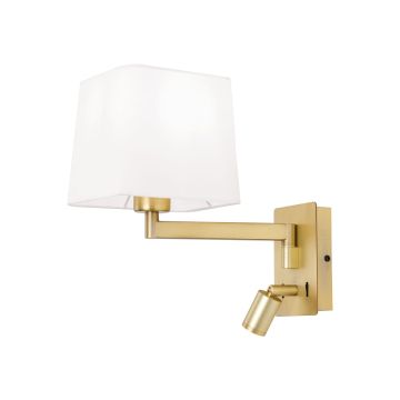 orion- Wandleuchte CARLTON 29cm  messing WA 2-1469/1 MS-matt
