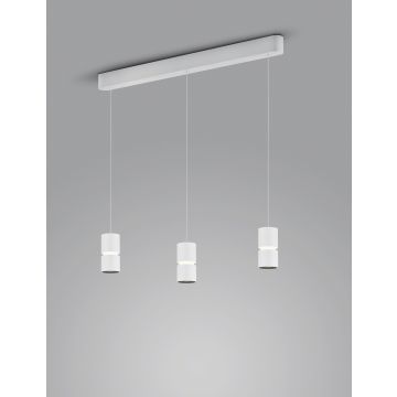 LED-Pendelleuchte ROK Weiß matt