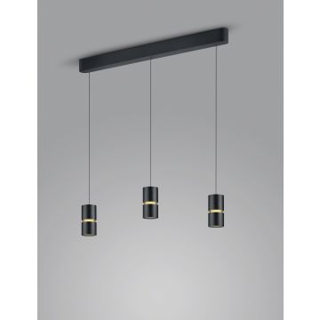 LED-Pendelleuchte ROK Schwarz / Gold
