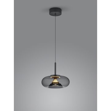 LED-Pendelleuchte SICA Schwarz / Gold