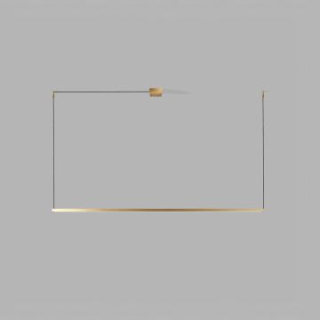 Light-Point LED-Pendelleuchte STRIPE 150cm messing 270364